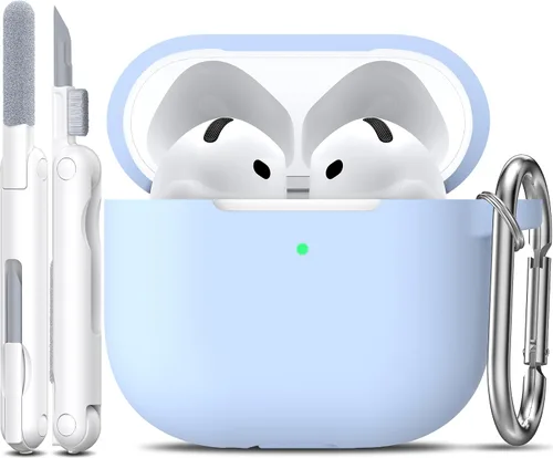 Vista 142 de R-fun for AirPods 2nd/1st Case Silicone Cover, Banana Violet Violeta plátano