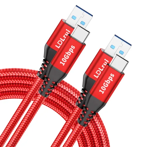 Vista 7 de Cable USB C de 10 Gbps para Android Auto 6 Pulgadas/0.5 Pies, Cable USB C 3.1 Gen2 de 3.1A de Transferencia de Datos, Carga Rápida Tipo C CarPlay