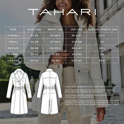 Vista 6 de TAHARI Women's Marilyn Double-Faced Wool Blend Peacoat Ceniza