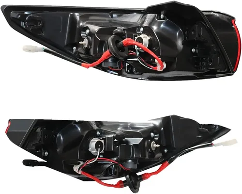 Vista 3 de Conjunto de luz trasera exterior, KB8A-51-150F, para Mazda CX-5 2017-2021 (luces traseras para conductor + pasajero)