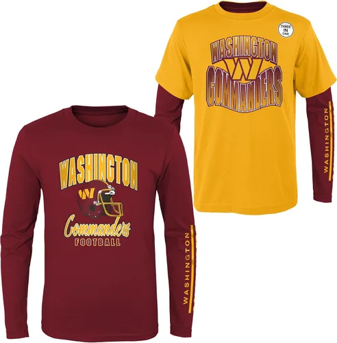 Vista 36 de NFL Conjunto de 3 Camisetas y Camisas de Manga Larga para Niños y Jóvenes 8-20, Colores del Equipo del Día del Juego