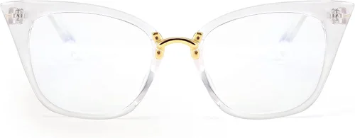 Vista 9 de FEISEDY Gafas de lectura de ojo de gato de gran tamaño para mujer, marco de moda, lectores B4072