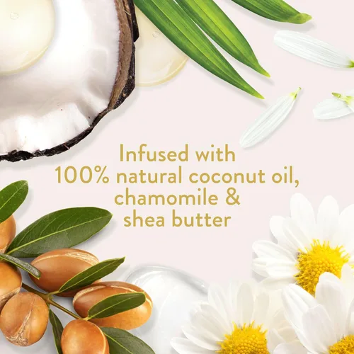 Vista 2 de Suave Baby Curl Champú para cabello rizado y rizado, con aceite de coco 100% natural, manzanilla y manteca de karité, sin parabenos, fragancia