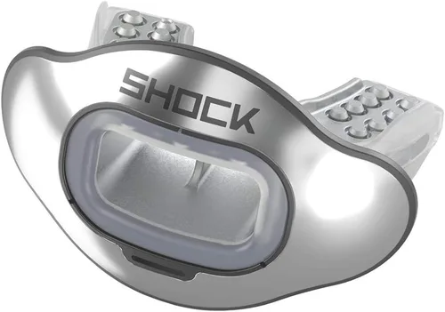 Vista 2 de Shock Doctor 39-99-31 Protector bucal Interchange Plata Cromo OSFA-OSFA