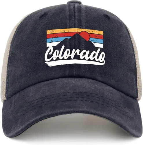 Vista 10 de Sefgaen Gorra Colorado Mountains Gorra Mujer Dad Sombreros con Sombrero de Diseño