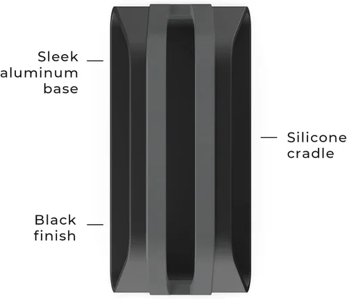 Vista 4 de HumanCentric Soporte vertical para laptop compatible con MacBook Pro y MacBook Air, soporte para escritorio de computadora personal, aluminio