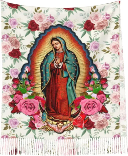 Vista 5 de LGNACELEE Bufanda de manta virgen para mujer, chales para regalos