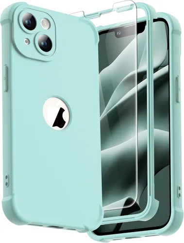 Vista 126 de ORETECH Funda para iPhone 11, con [2 protectores de pantalla de vidrio templado] [prueba de caídas de grado militar de 10 pies]