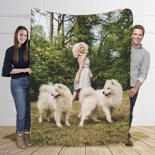 Vista 6 de Manta de foto individual personalizada, manta de fotos personalizada para mascotas, manta de forro polar para mascotas, manta personalizada