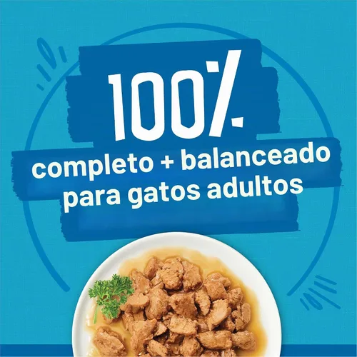 Vista 5 de Purina Friskies - Paquete variado de comida húmeda para gatos Fish-A-Licious con salsa extra, filetes prime y tesoros sabrosos - (Paquete de 32)