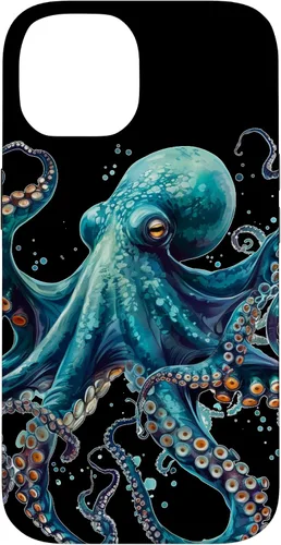 Vista 4 de Cool Blue Octopus Case for iPhone 17