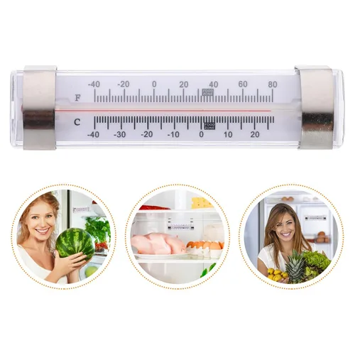 Vista 9 de 6pcs High Precision Fridge Temperature Meter Refrigerator Thermometer Supermarket Use Analog Dial Temperature Gauge for Kitchen and Freezer