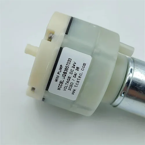 Vista 3 de JQB3657033 DC 12V-24V Flujo grande Pequeño 555 Motor Bomba de aire de vacío Bomba de succión de presión negativa DIY Inflador Máquina empacadora