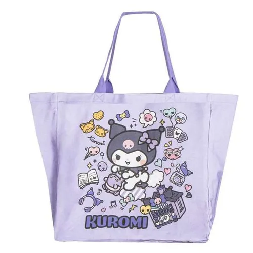 Vista 3 de Bolsa de Compras Hello Kitty Kuromi Lila 48 x 43 x 17 cm