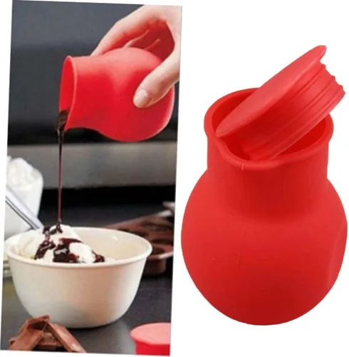 Vista 8 de Olla de silicona para fundir chocolate, olla de microondas para derretir mantequilla, calentar leche y salsas, ideal para hornear y hacer dulces