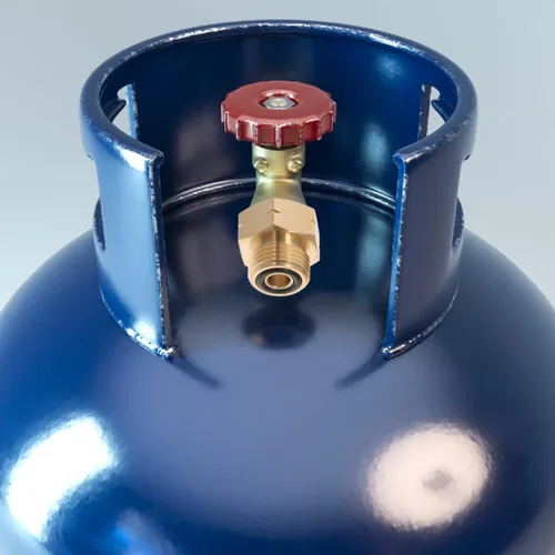 Vista 3 de Adaptador de botella de gas de 4 piezas, convertidor profesional de tanque de propano para un fácil llenado compatible con cilindros de gas europeos