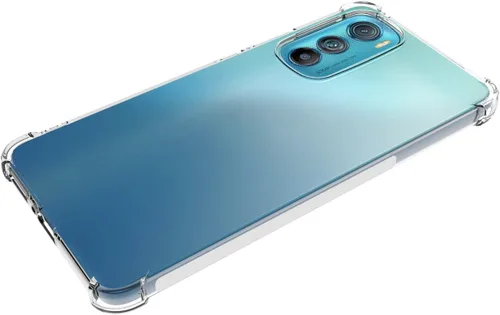 Vista 5 de USTIYA Funda para Motorola Moto Edge 30 5G Clear TPU Cuatro Esquinas Cubierta Protectora Transparente Suave Funda