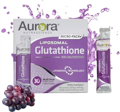 Vista 10 de Aurora Nutrascience Micro-Pack Glutatión liposomal, 10 paquetes