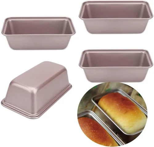 Vista 13 de Molde de Kugelhoft hueco de acero al carbono redondo de 4 pulgadas con forma rectangular redonda de 4 pulgadas, molde para tartas, utensilios