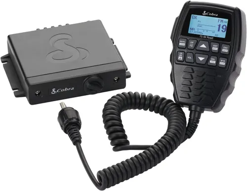 Vista 11 de Radio CB inalámbrica Cobra 75 para todo terreno, negro y antena CB de montaje magnético HG A1000 de 18.5 pulgadas – Imán resistente