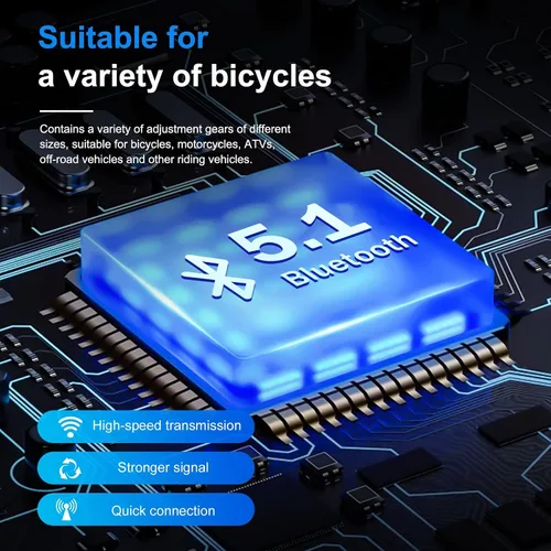 Vista 5 de SolaMr Q8 EUC Intercomunicador de motocicleta Bluetooth mango de control remoto para control FM, respuesta telefónica, conmutación de música