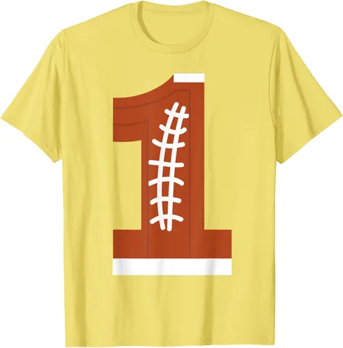Vista 35 de 1st Birthday Football Ball Boys Camiseta de regalo de 1 año Negro