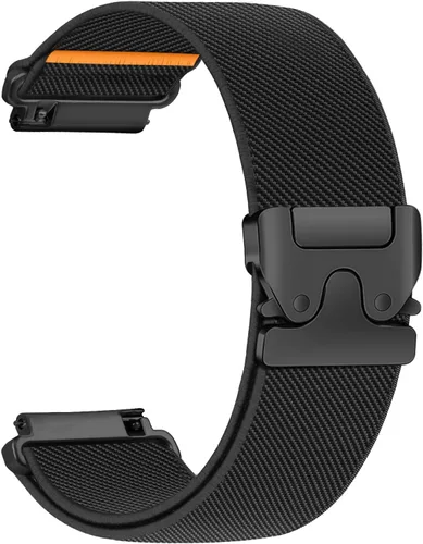 Vista 19 de CARBINOX Correa duradera de 0.866 in compatible con relojes inteligentes ajustables, ajuste seguro
