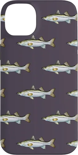 Vista 15 de Grey Snook Pattern Saltwater Fish Case for iPhone 17