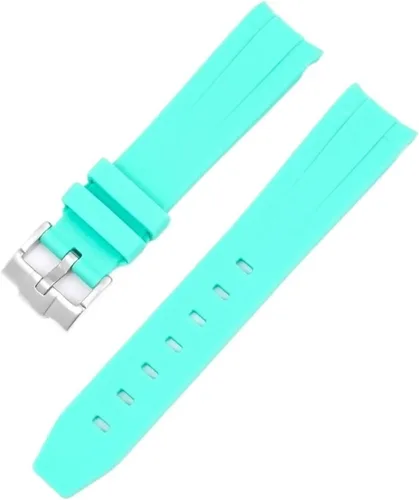 Vista 47 de Correa de camuflaje para Omega Moon Curvo Extremo Pulsera de goma de silicona Hombres Mujeres Sport Watch Band Accesorio 0.787 in