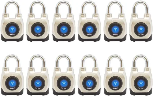 Vista 9 de 4.ª GEN. Candado inteligente para exteriores, resistente a la intemperie, diseño resistente para uso comercial, Bluetooth + NFC (paquete de 1)
