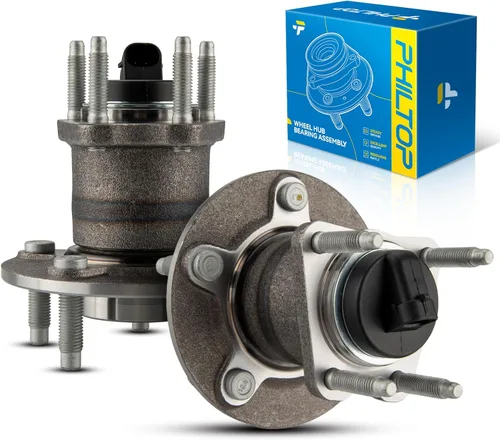 Vista 60 de PHILTOP 512012 x2 Conjunto de cubo de cojinete de rueda trasera para Volkswagen Jetta for 1998-2010 Volkswagen Beetle, 1999-2005 Volkswagen Jetta