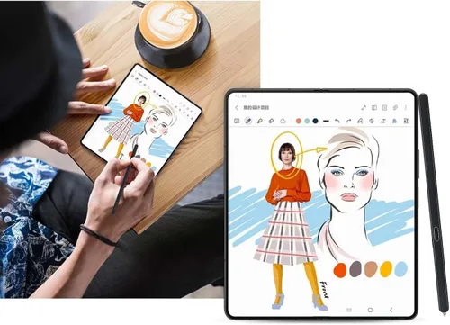 Vista 2 de Galaxy Z Fold 6/5 Slim S Pen para SamsungGalaxy ZFold 6/5 SPen y Z Fold5 S Pen Fold Edition para Samsung Galaxy Z Fold6 Stylus Pen con puntas/puntas