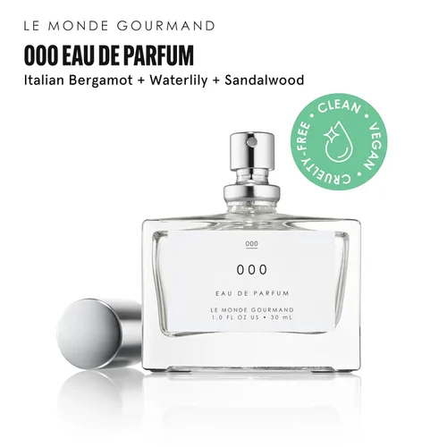 Vista 5 de Le Monde Gourmand 000 Spray Eau de Parfum con notas de Sándalo, Bergamota, Lirio de Agua - 1 fl oz (30 ml)
