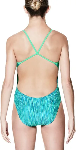 Vista 2 de Nike NESS8001 Rush Heather Cut-Out de una pieza para mujer