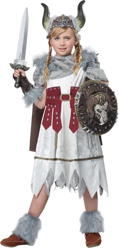 Vista 2 de California Costumes Niño Valorous Viking Girl