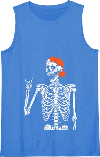 Vista 7 de Rocker - Disfraz de esqueleto de mano con diseño de rock, divertido regalo de Halloween, Negro, S