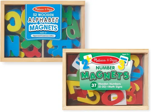 Vista 11 de Imanes de madera del alfabeto Melissa & Doug, Letras, Multicolor/Ninguno