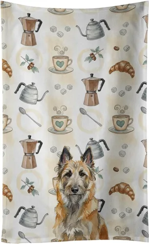 Vista 226 de Caroline's Treasures Afghan Hound - Toalla de cocina para barra de café, terciopelo frontal y lazo de algodón, lavable a máquina Sabueso afgano