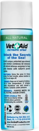 Vista 8 de Spray para el cuidado de heridas de animales – Cuidado de heridas de mascotas – Spray salino para el cuidado de mascotas – Soporta dermatitis