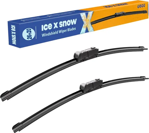 Vista 53 de Escobillas limpiaparabrisas repelentes al agua de 13"+13" de repuesto para JEEP Wrangler TJ 2006 2005 2004 2003 2002 2001 2000 1999 1998 1997