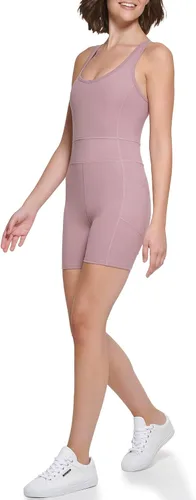 Vista 5 de Calvin Klein Performance Unitardo con tirantes y cuello en V para mujer