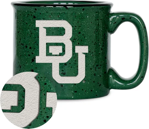 Vista 121 de Rico Industries NCAA Speckle 12oz Laser Engraved Campfire Mug