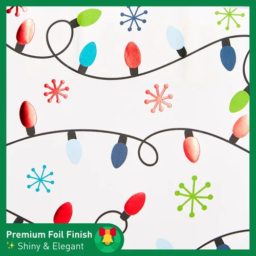 Vista 2 de SUNCOLOR 30 pequeñas bolsas de regalo de Navidad con papel de seda