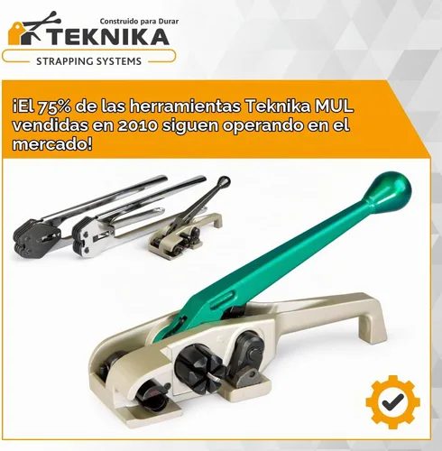 Vista 5 de IDL Packaging MUL-325 PRO Tensor resistente para flejes de cables tejidos y compuestos, ancho de correa de hasta 3/4