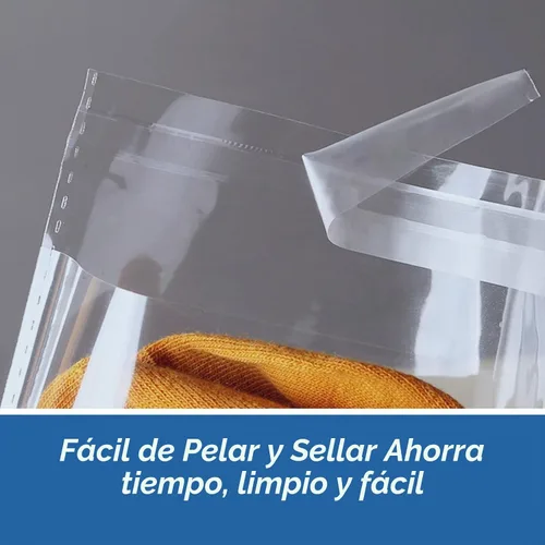 Vista 5 de Bolsas de celofán transparente de 6 x 9 pulgadas (200 unidades) - Bolsas de polietileno de plástico para violonchelo autoadhesivas- para cajas