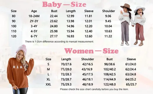 Vista 7 de UNIQUEONE Mommy and Me Valentines Outfits - Valentines Day Shirt Letter Print Crewneck Pullover Sweatshirt Baby Clothes
