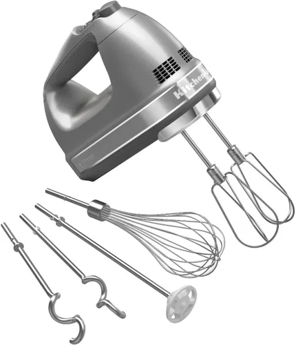 Vista 8 de Batidora de mano KitchenAid de 9 velocidades - KHM926, color blanco