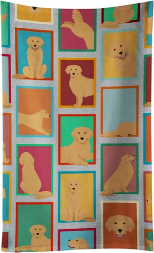 Vista 56 de Caroline's Treasures MLM1160KTWL - Lots of Red Siberian Husky - Toalla de cocina para invitados, toalla de baño decorativa para cara, té, paño