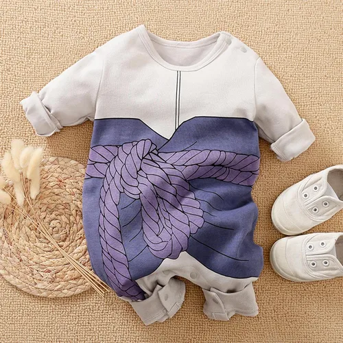 Vista 2 de Lindo mameluco de anime para bebé niño y niña, mameluco para Halloween, cosplay, ropa
