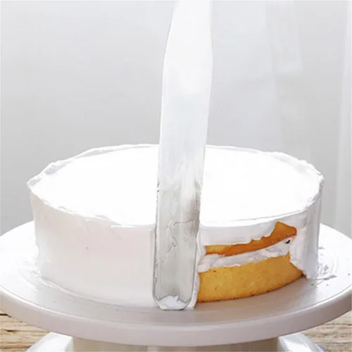 Vista 3 de ECYC Espátulas rectas de 6 pulgadas para glaseado de acero inoxidable cuchillo de mantequilla pastel crema esparcidor fondant herramienta